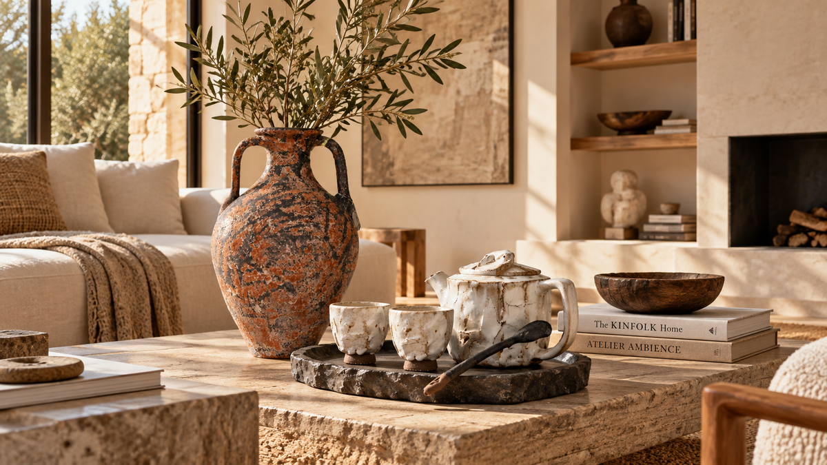Cómo decorar con cerámica artesanal: cinco ejemplos reales