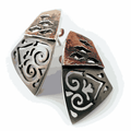 Pendientes Neoclásicos - Plata Oxidada de Elisenda de Haro