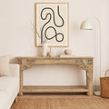 Carved Wooden Console - Unique Piece