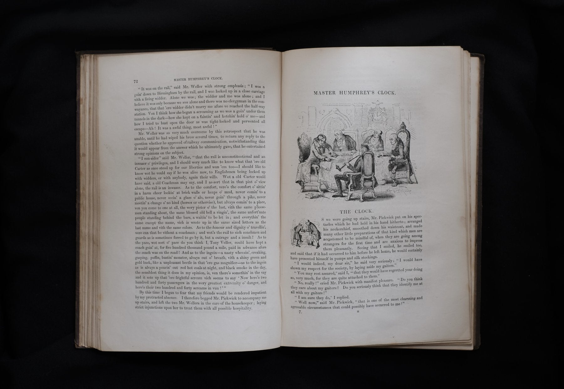 Master Humphrey's Clock, de Charles Dickens. 1840.