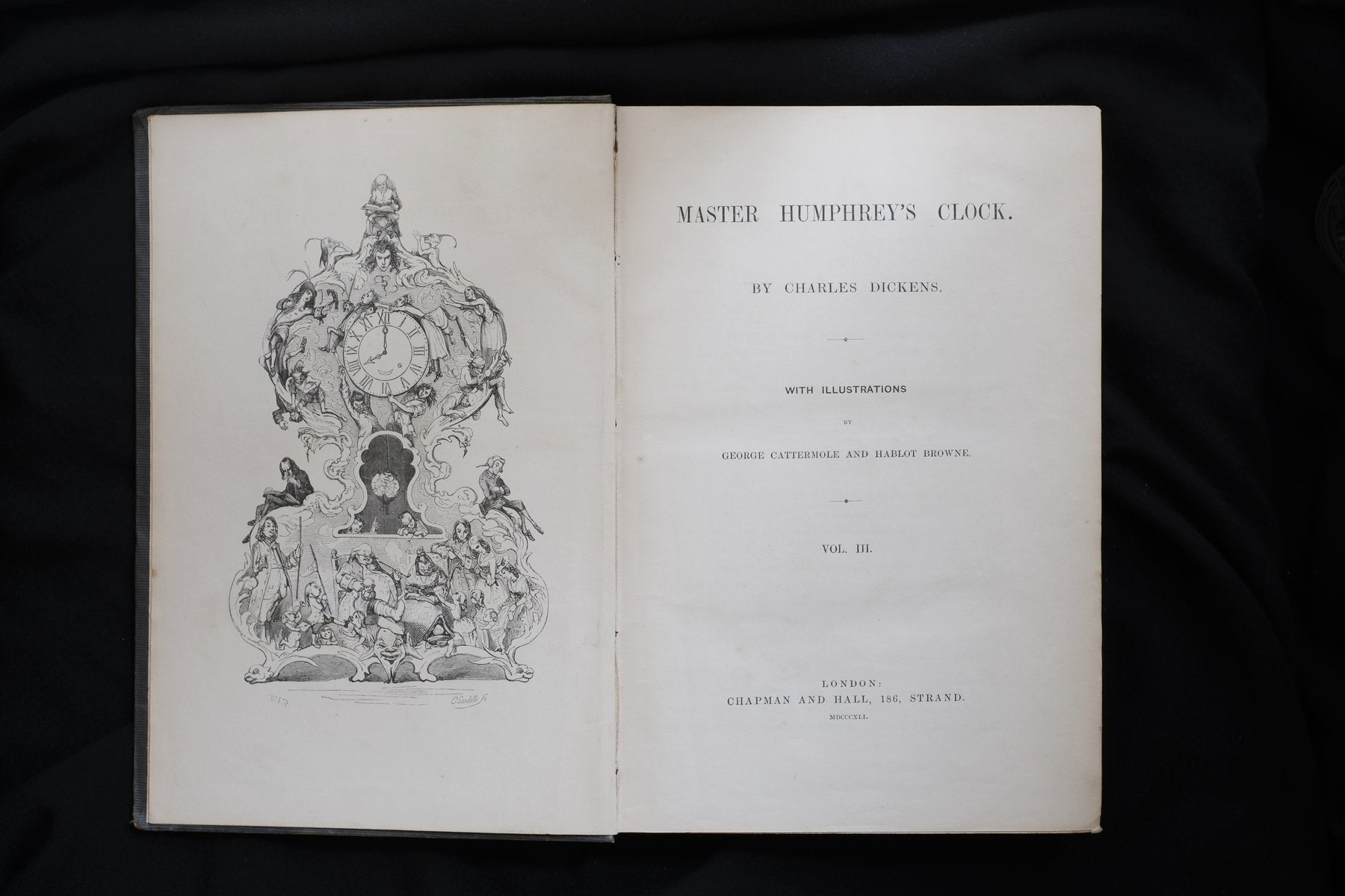 Master Humphrey's Clock, de Charles Dickens. 1840.