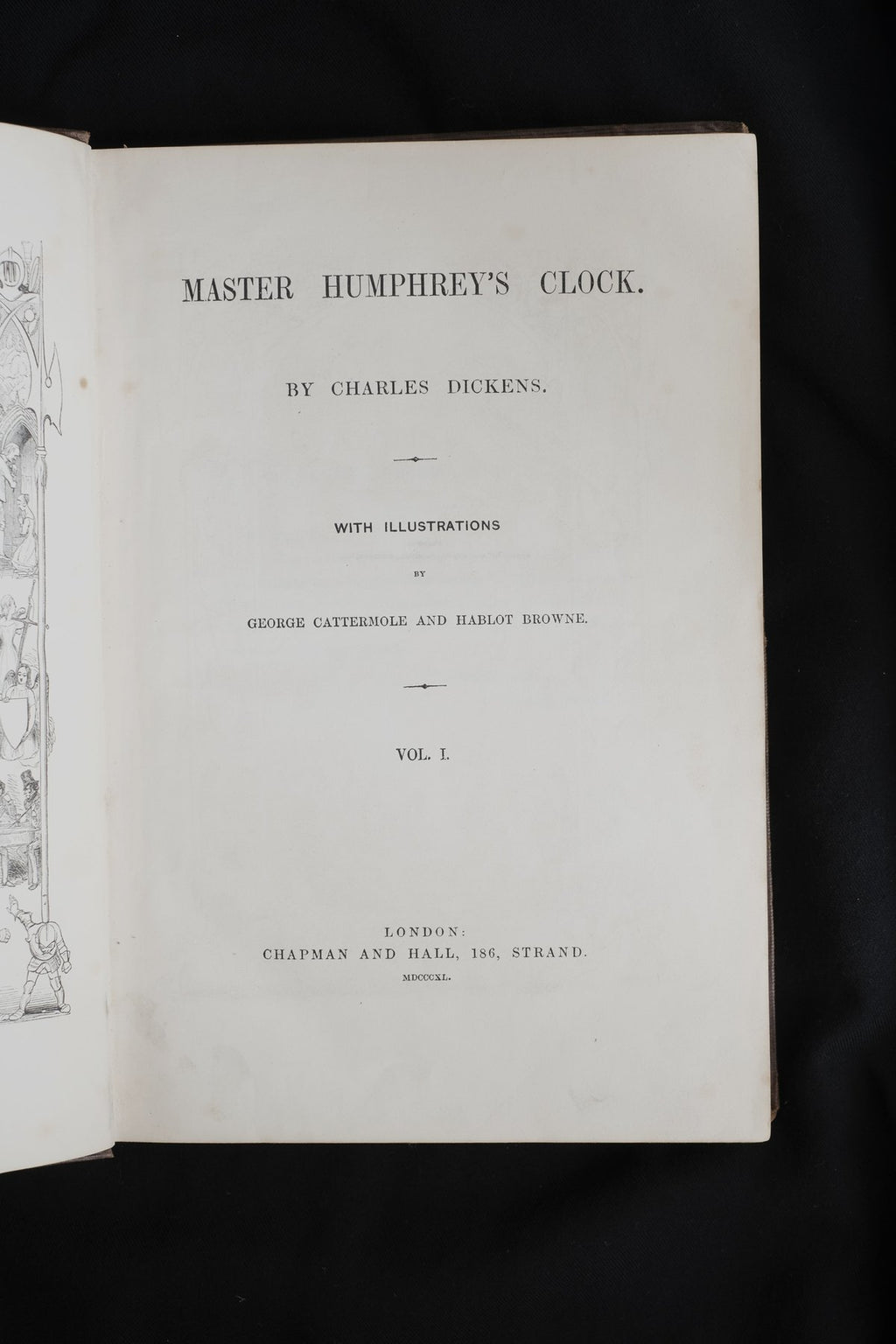 Master Humphrey's Clock, de Charles Dickens. 1840.