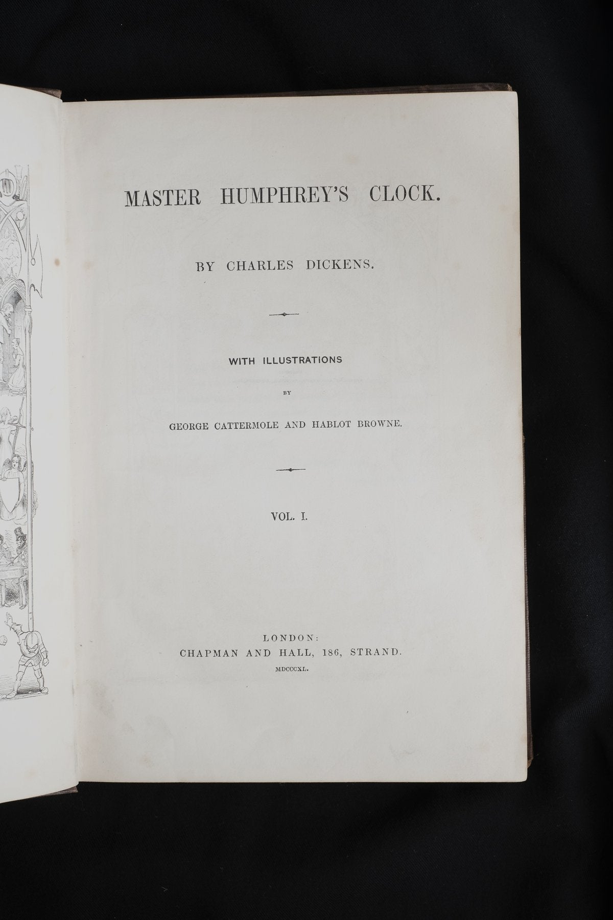 Master Humphrey's Clock, de Charles Dickens. 1840.