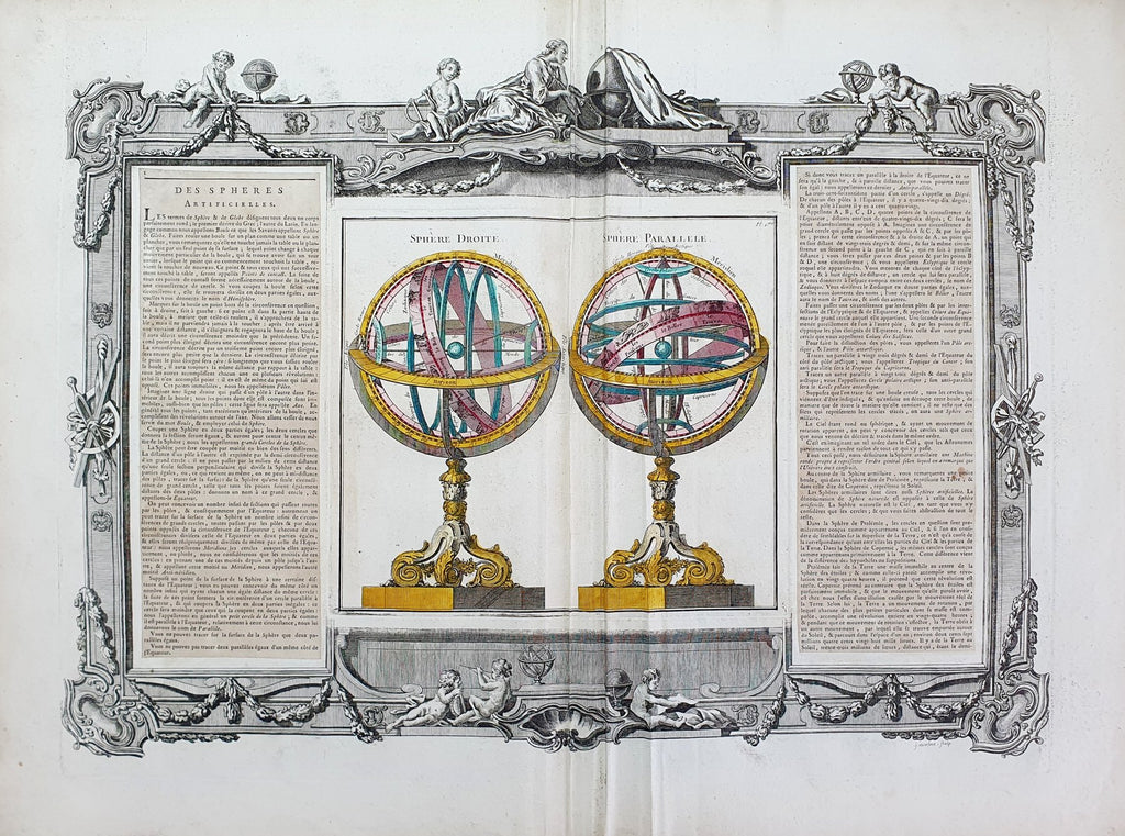 Mapa Celeste de Louis Desnos, 1766