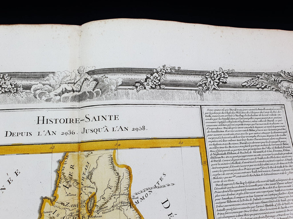 Lote de Mapas Geográficos: Tierra de Canaán, 1761