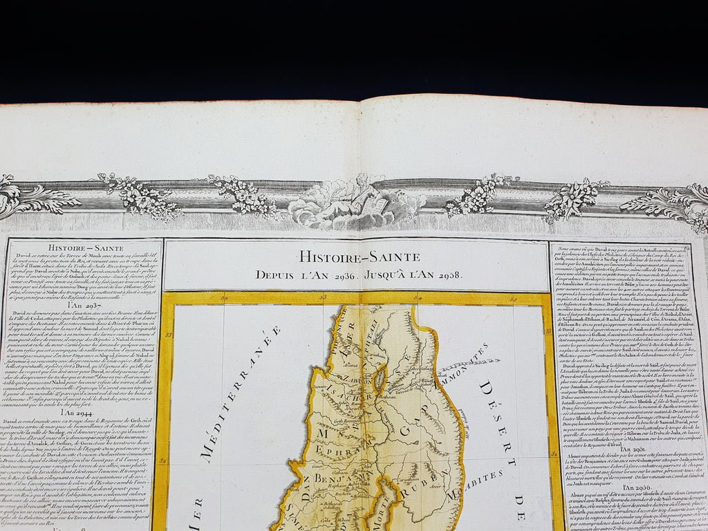 Lote de Mapas Geográficos: Tierra de Canaán, 1761