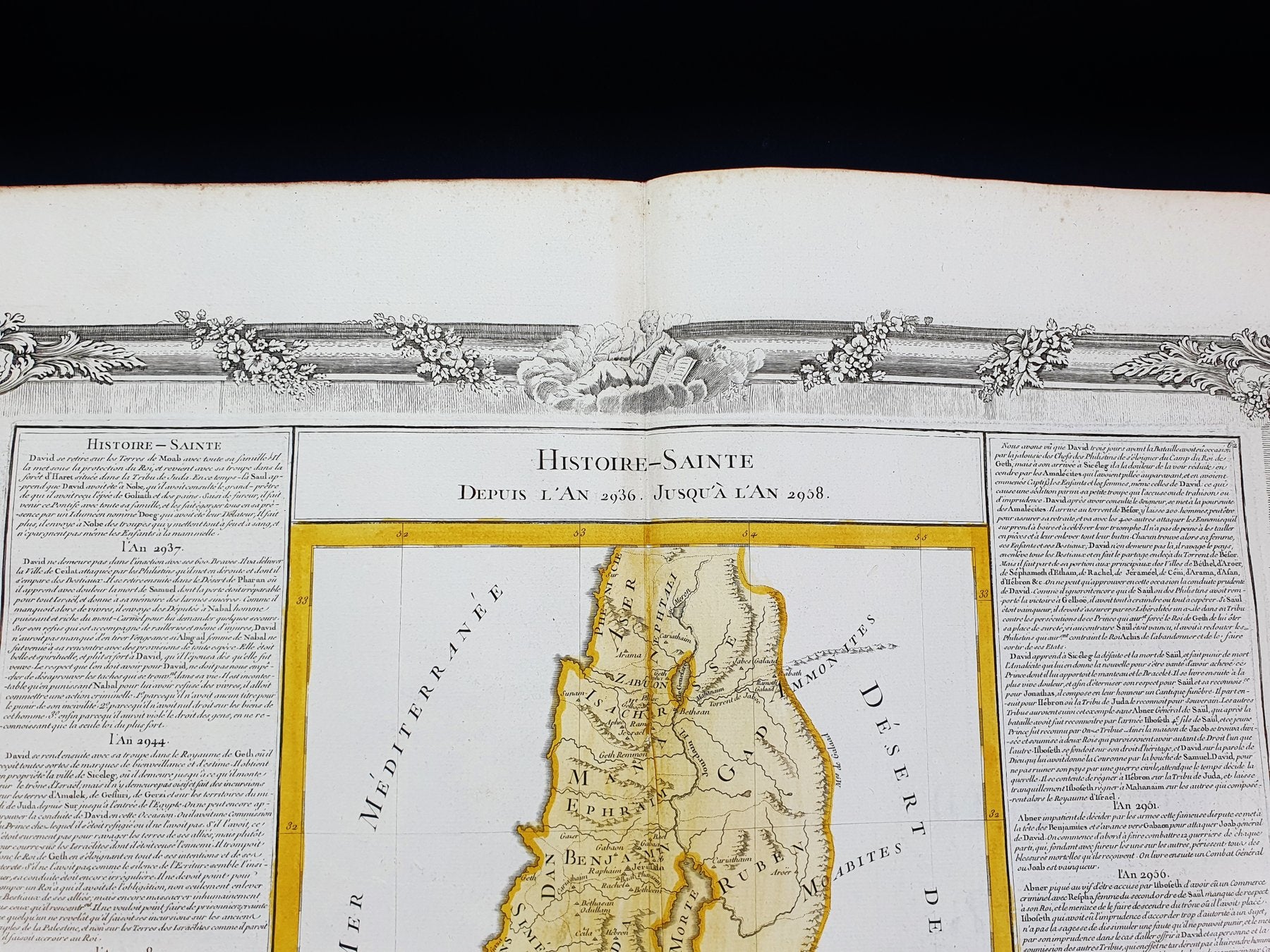 Lote de Mapas Geográficos: Tierra de Canaán, 1761