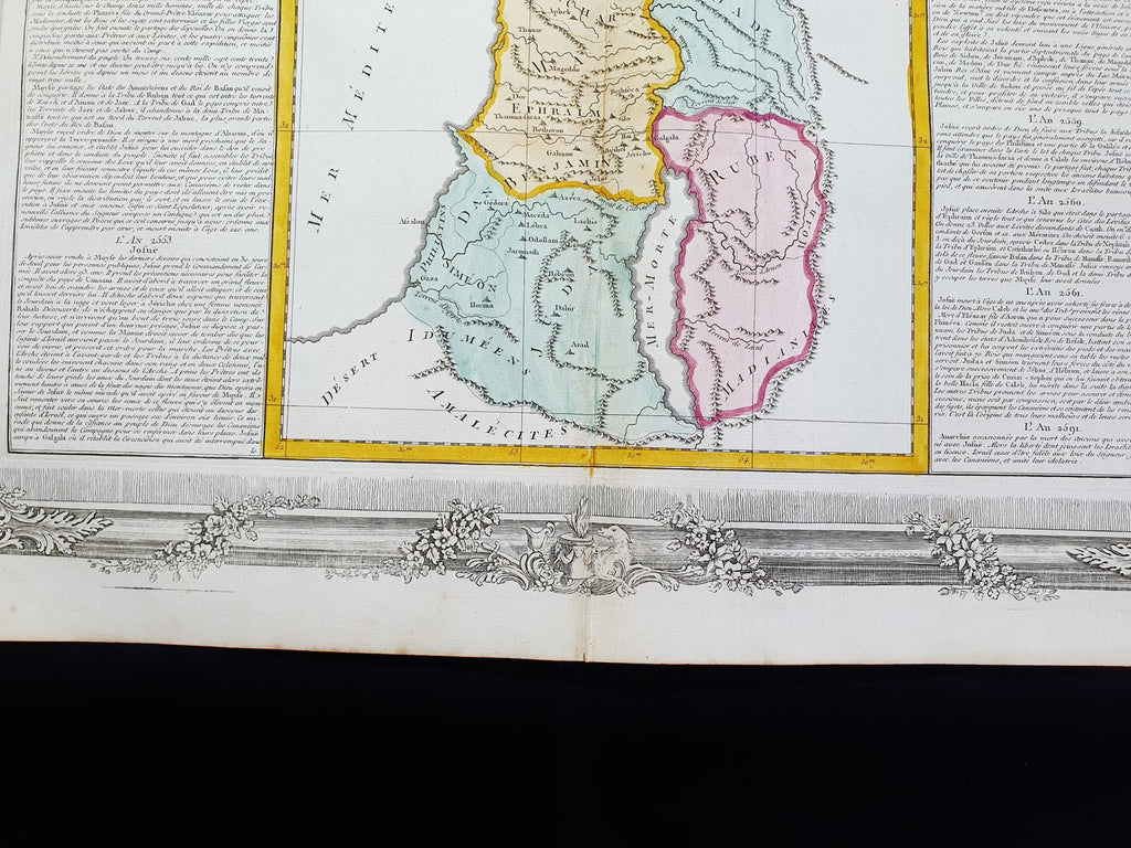 Lote de Mapas Geográficos: Tierra de Canaán, 1761