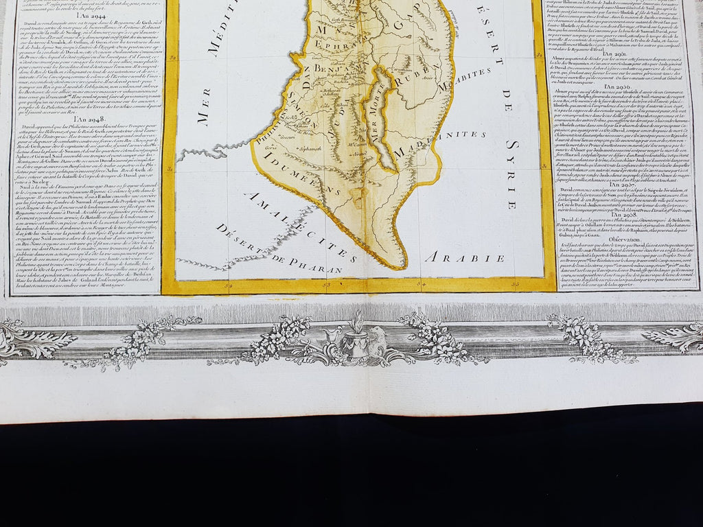 Lote de Mapas Geográficos: Tierra de Canaán, 1761