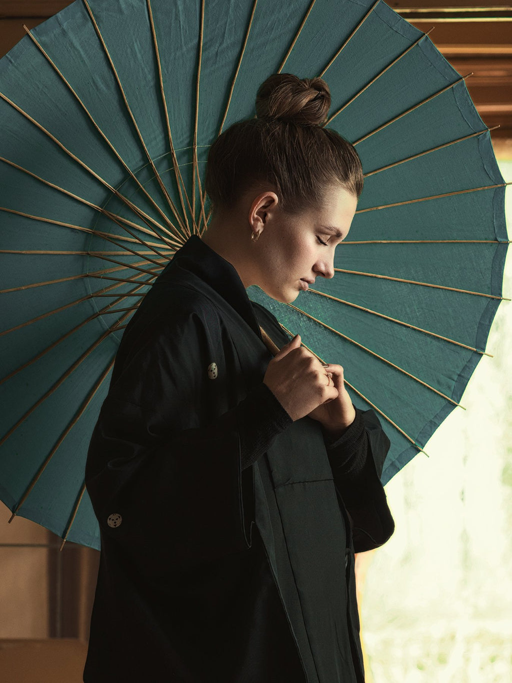 "Blue Umbrella" de Ursula van de Bunte
