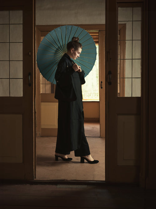 "Blue Umbrella" de Ursula van de Bunte