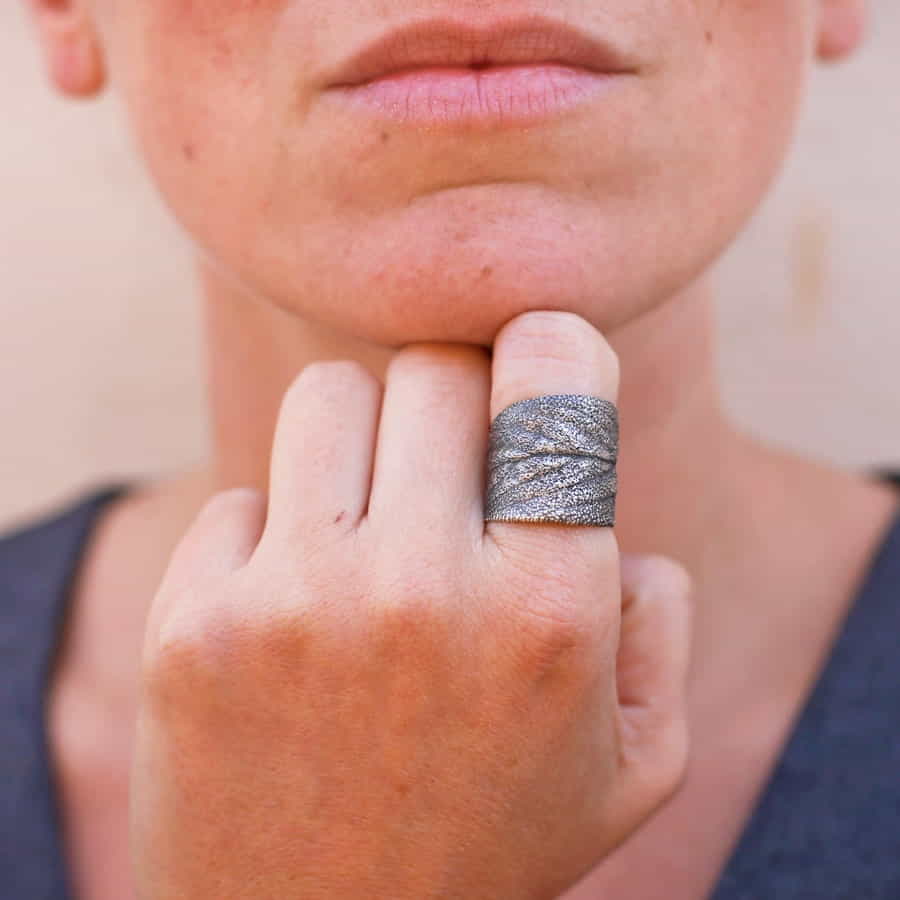 Anillo de Plata Sage de Anna Canal