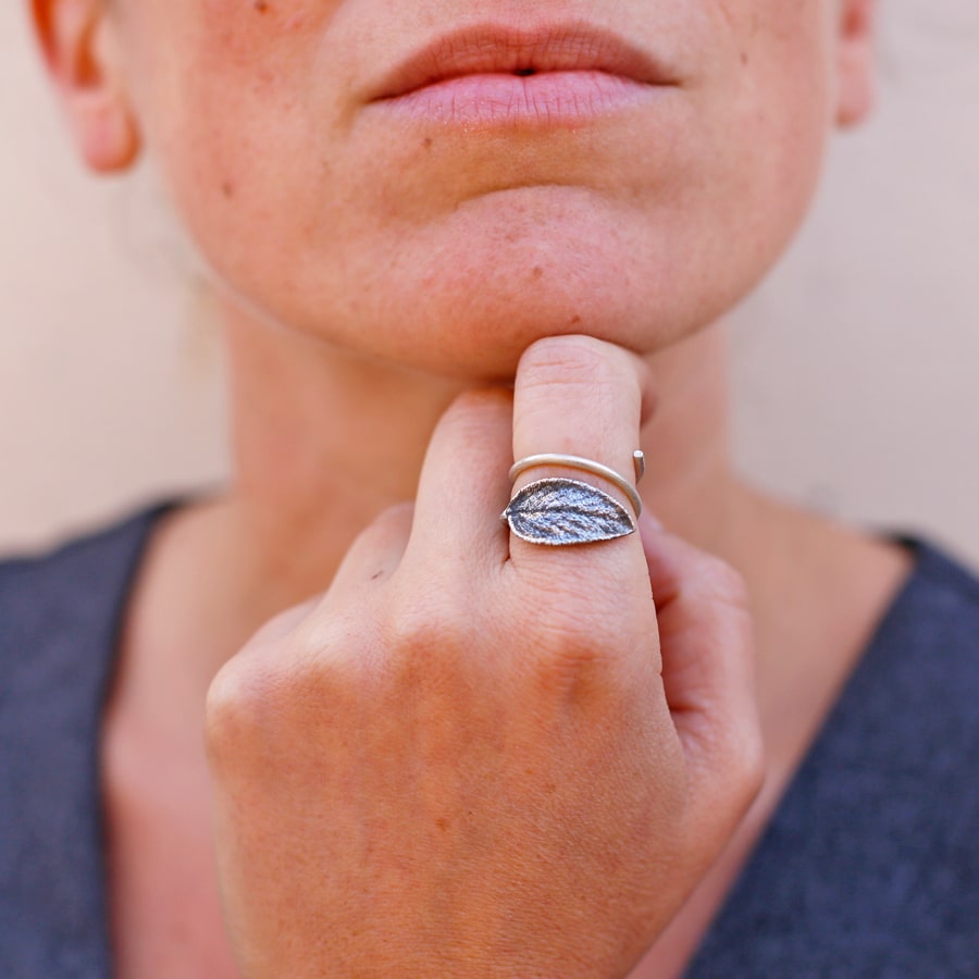Anillo de Plata Salvia de Anna Canal