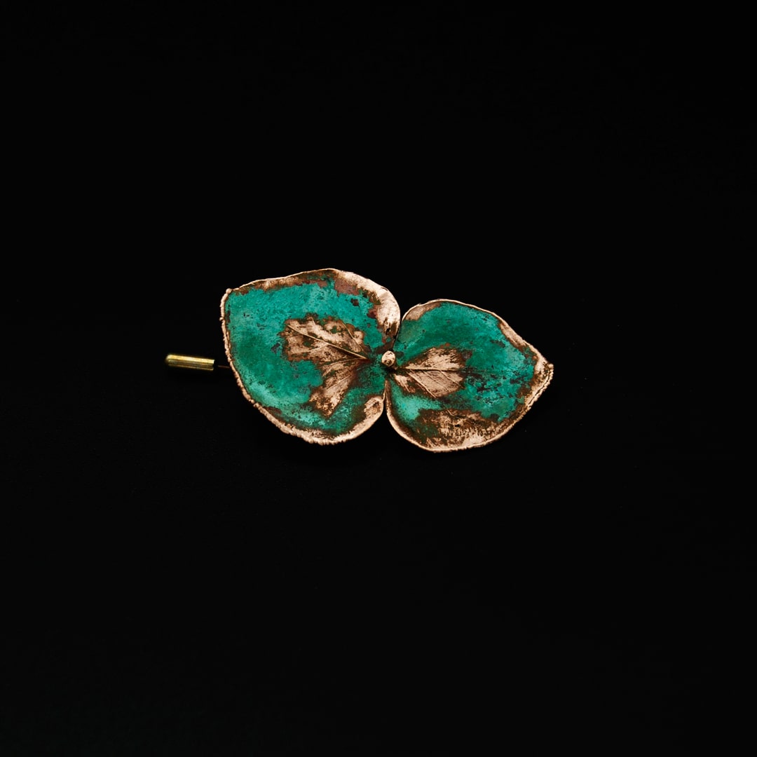 Broche de Cobre Minieucalipto de Anna Canal