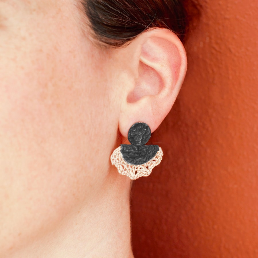 Pendientes de Plata Pregonda de Anna Canal