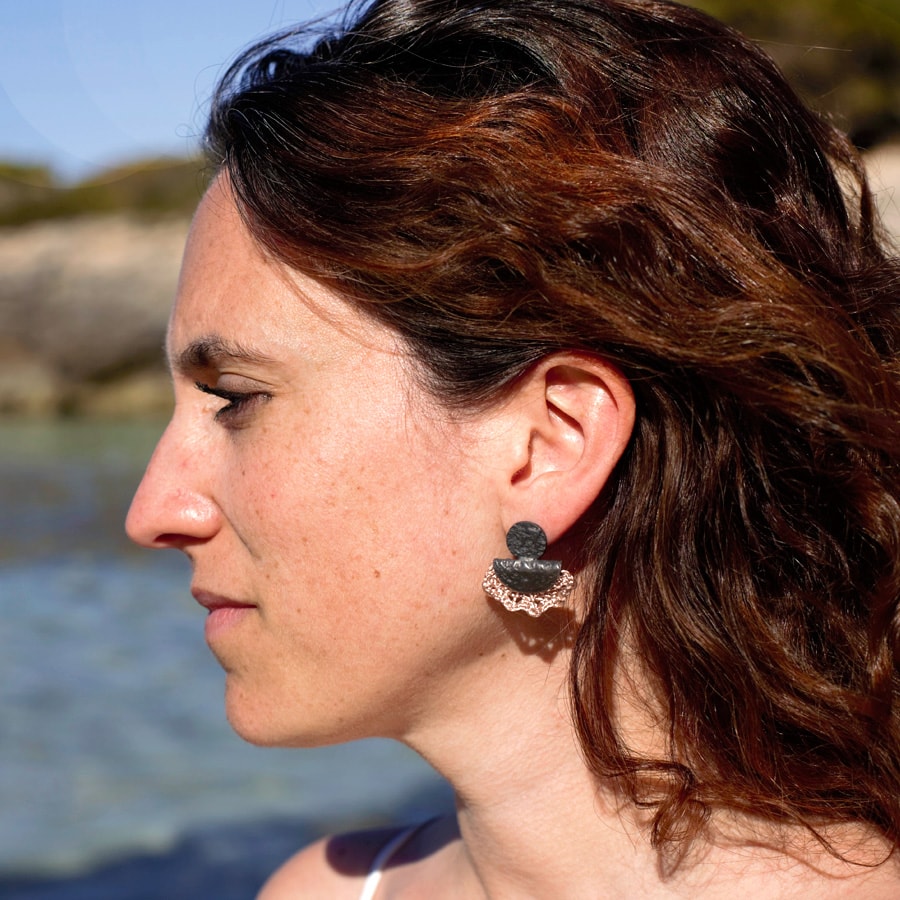 Pendientes de Plata Pregonda de Anna Canal