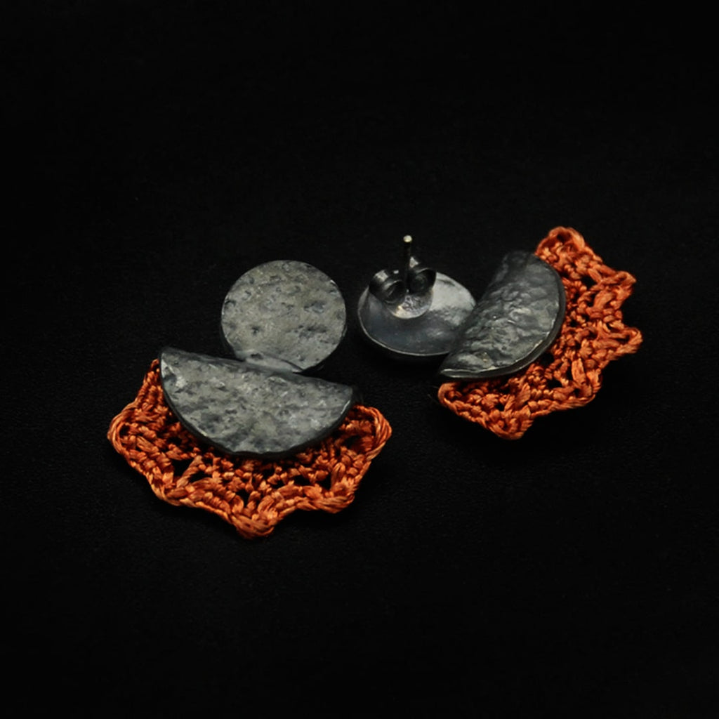 Pendientes de Plata Fustam de Anna Canal