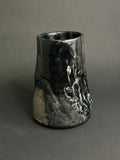 Black rustic vase by Oleksandr Barabanov and Halyna Kanyuka. Ukraine