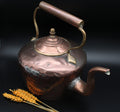 Cafetera-Tetera Antigua de Cobre y Latón. Circa 1900