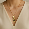 Collar Fude en Latón de Paloma Martín