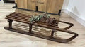 Trineo Antiguo Canadiense en Madera Maciza (ca. 1920–1940)