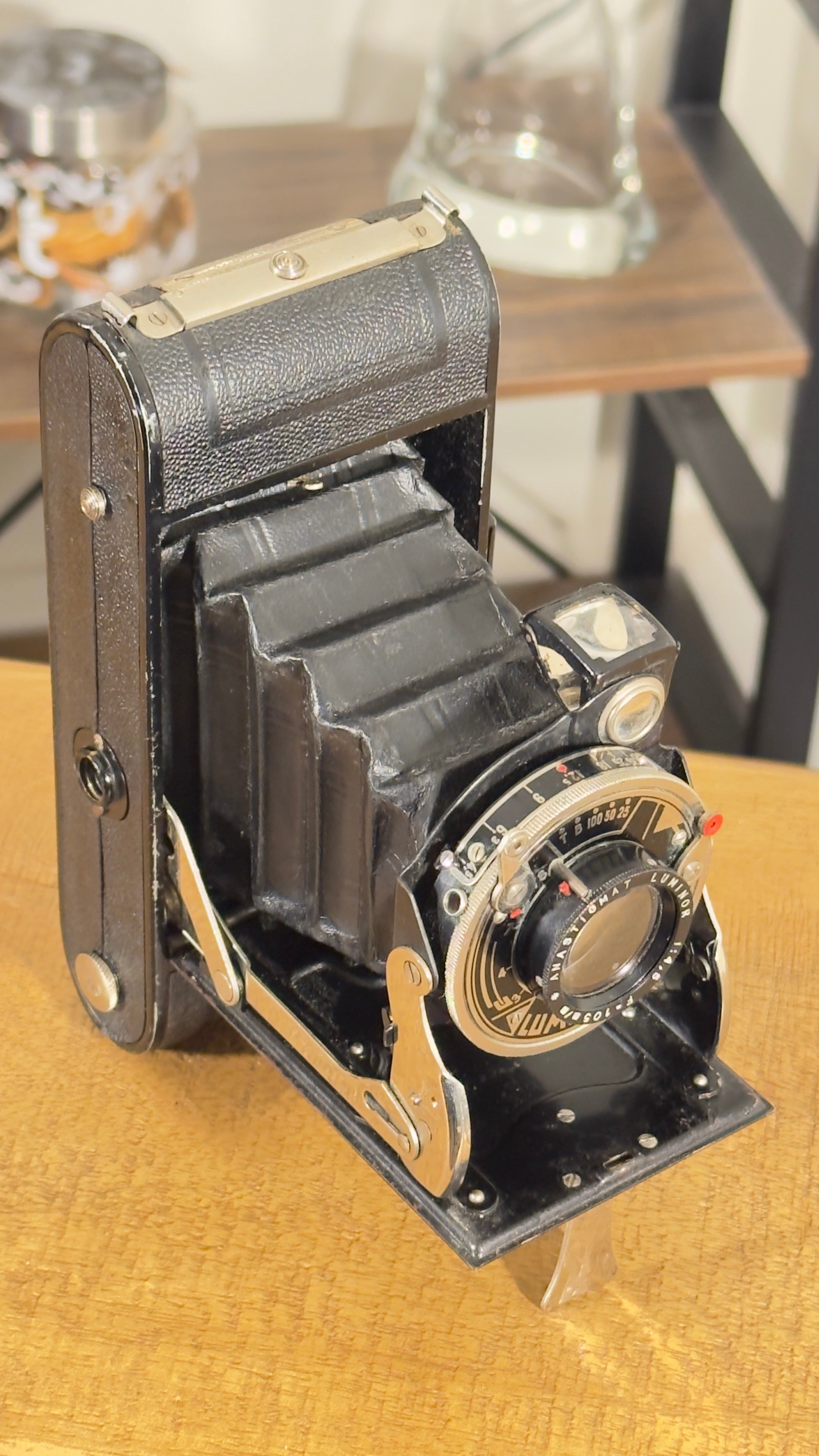 Cámara Antigua Luminor Manufrance c.1930 Funcionando | Cámara Francesa de Fuelle 6x9 Medio Formato 120