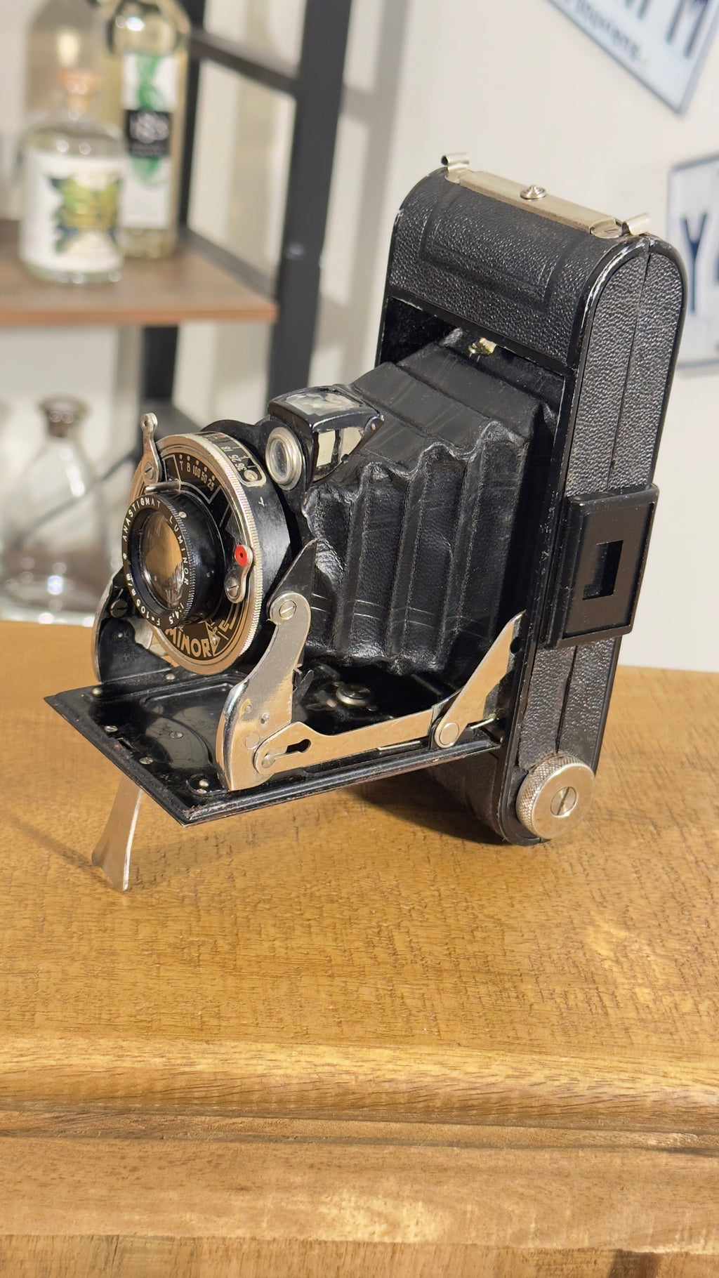 Cámara Antigua Luminor Manufrance c.1930 Funcionando | Cámara Francesa de Fuelle 6x9 Medio Formato 120