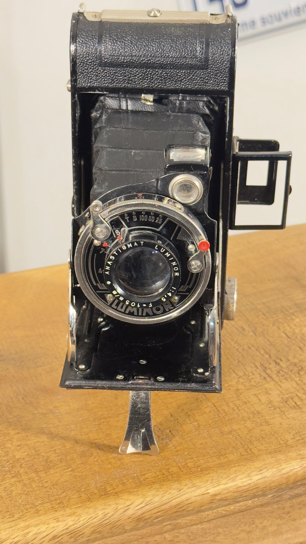 Cámara Antigua Luminor Manufrance c.1930 Funcionando | Cámara Francesa de Fuelle 6x9 Medio Formato 120