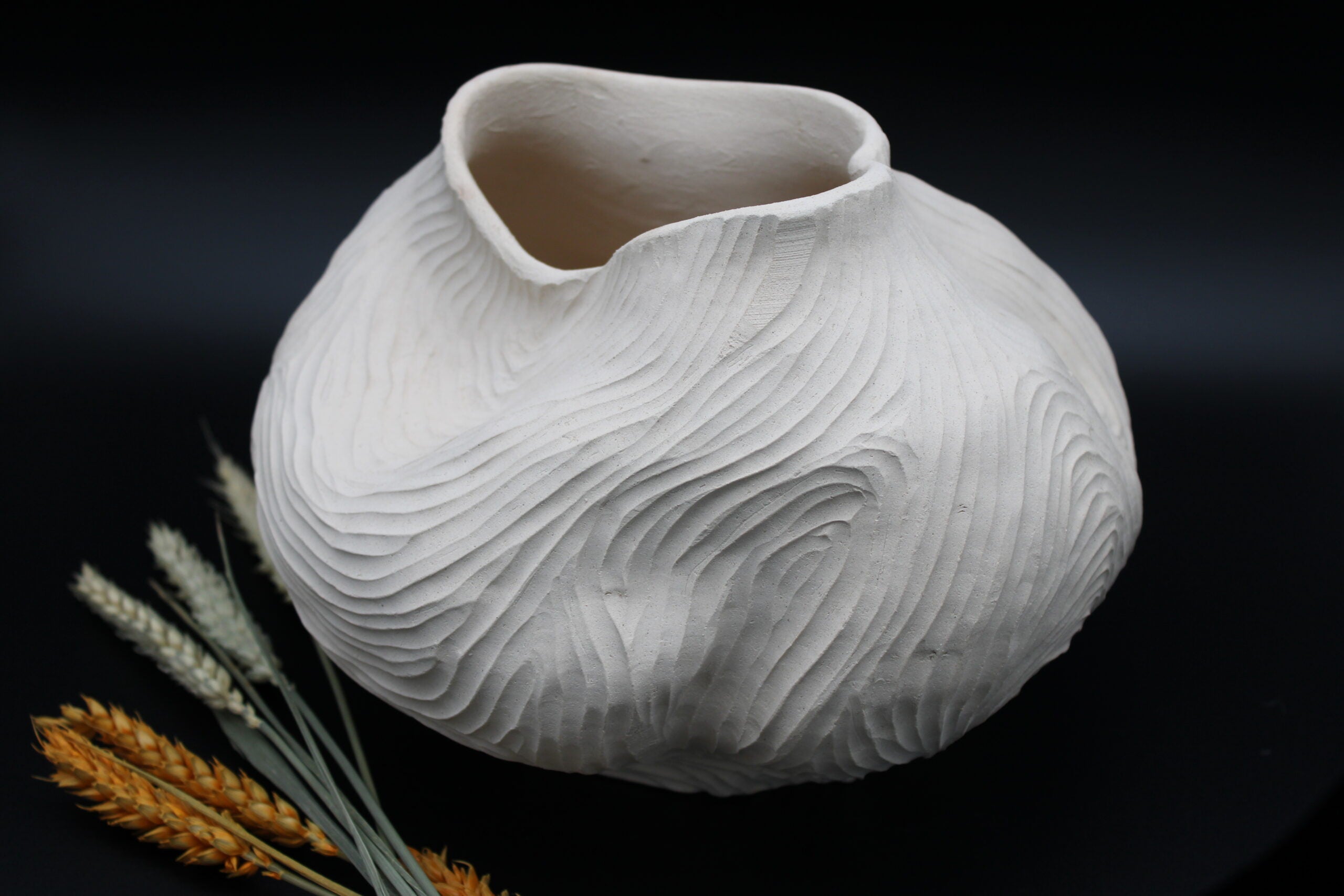 Jarrón Terra Blanco - Artesanía Atemporal de Cantarico
