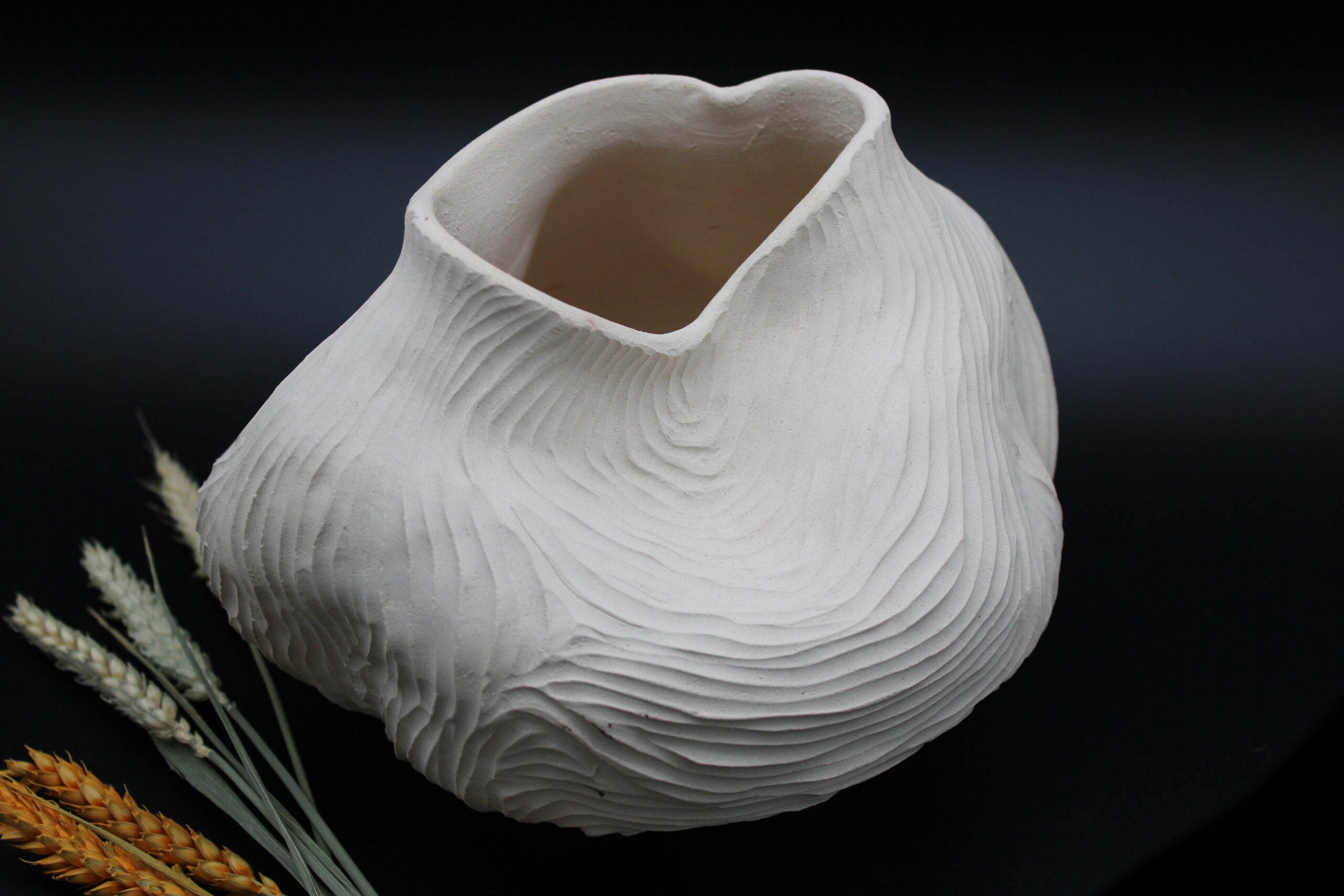 Jarrón Terra Blanco - Artesanía Atemporal de Cantarico