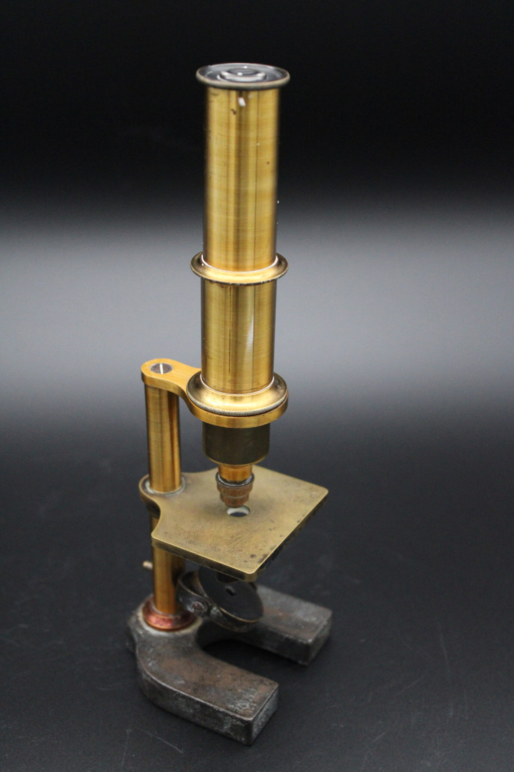 Paul Waechter Brass Microscope, circa 1900