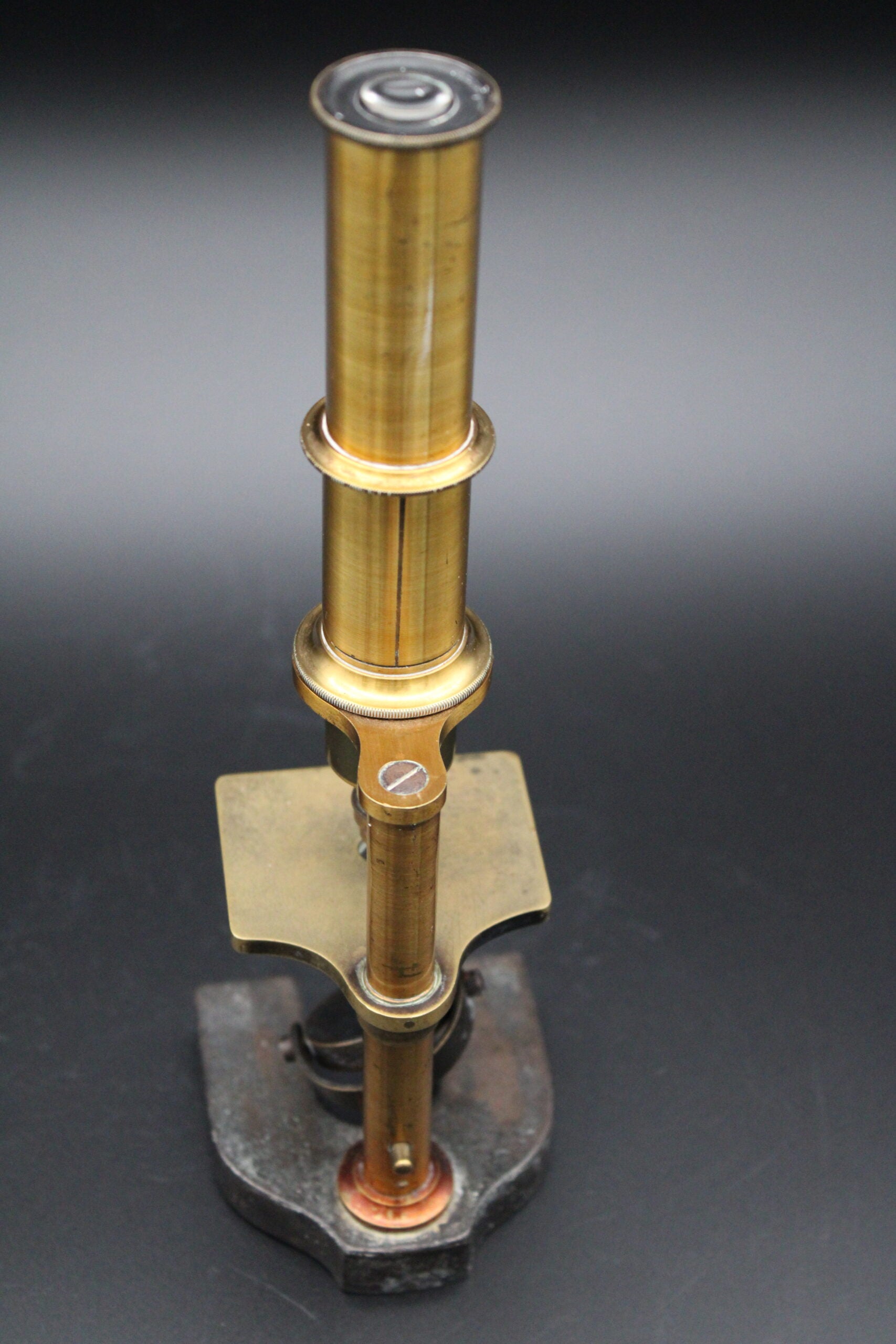 Paul Waechter Brass Microscope, circa 1900