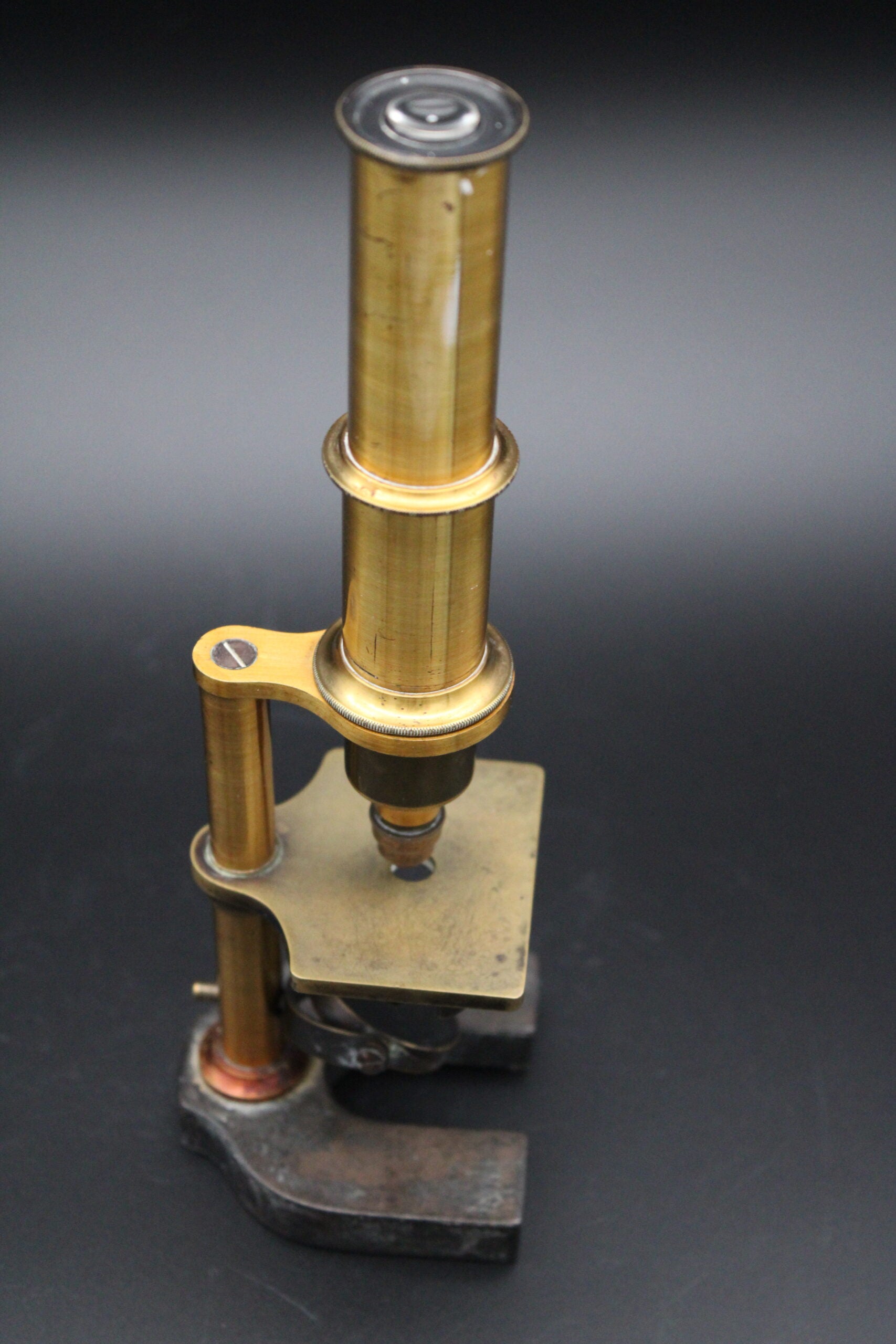 Paul Waechter Brass Microscope, circa 1900