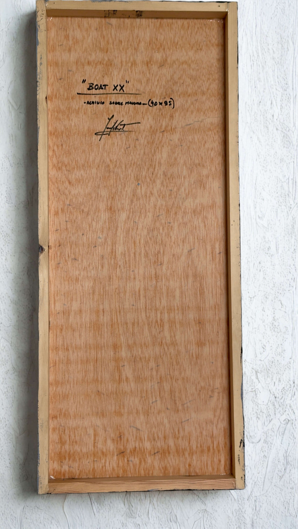 Boat XX – Original painting by Juan José Vicente