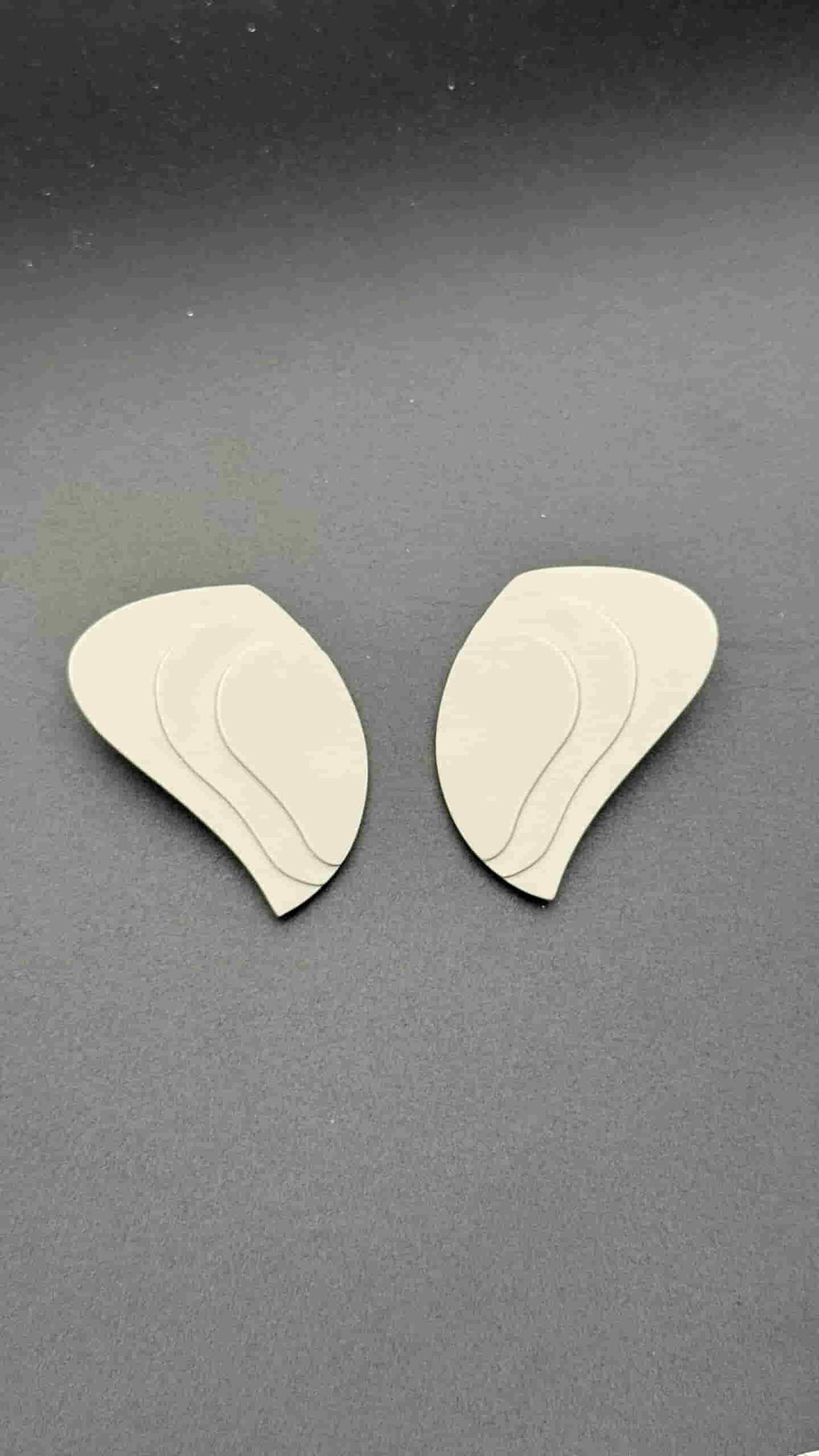 Pendientes Atlas Grandes en Cemento 3D – Diseño Orgánico de Autor