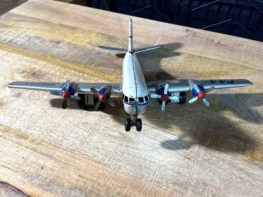 Avión Pan Am Clipper Boeing 377 Stratocruiser de hojalata – Alemania Occidental, años 50