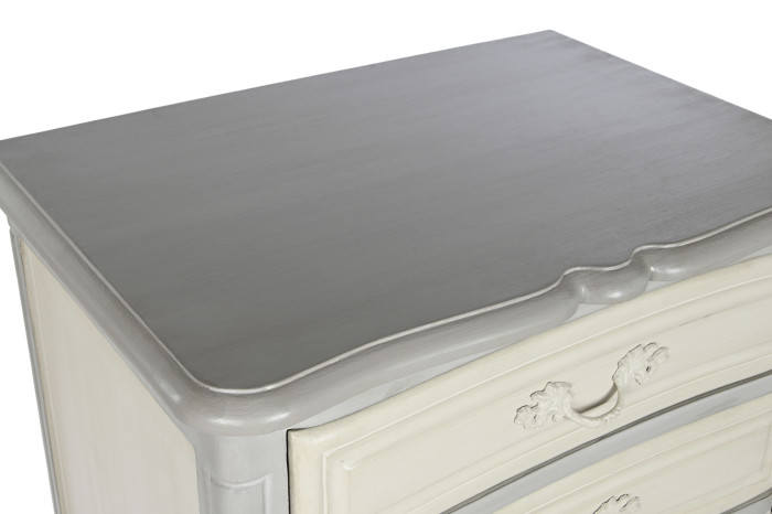 Chifonier de Madera de Mango Gris con 5 Cajones