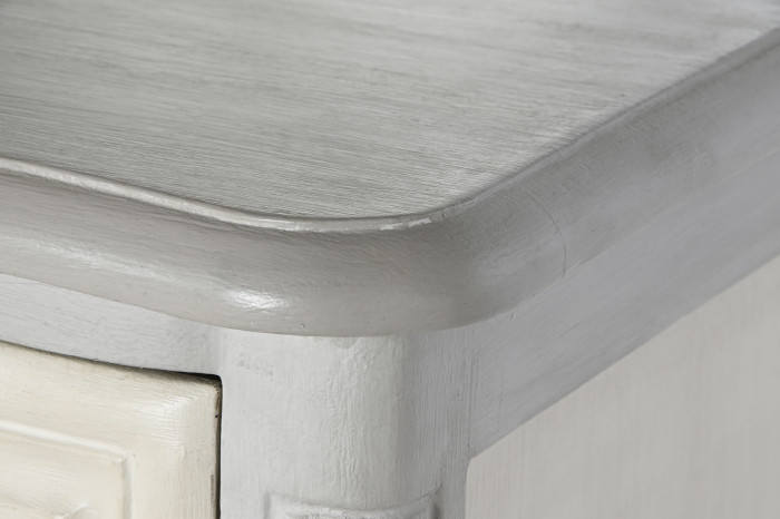 Chifonier de Madera de Mango Gris con 5 Cajones