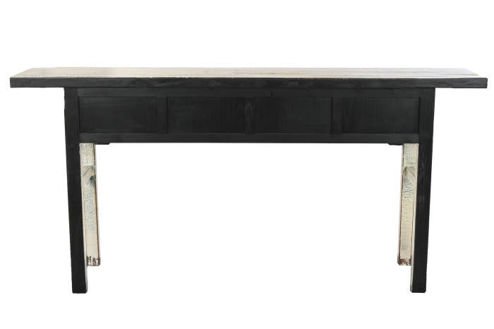 Consola de Olmo Macizo Lacada Bicolor