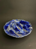 Plato Escultural de Esmalte Azul Profundo de Oleksandr Barabanov y Halyna Kanyuka. Ucrania