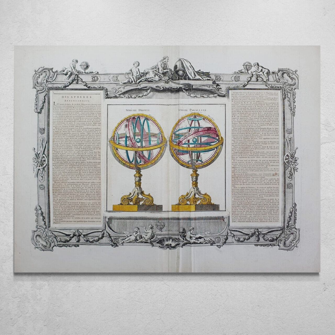 Mapa Celeste de Louis Desnos, 1766