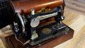 Máquina de Coser Antigua Singer 15K de 1920 | Sphinx Memphis | Estuche, Accesorios y Garantía Original de 1924