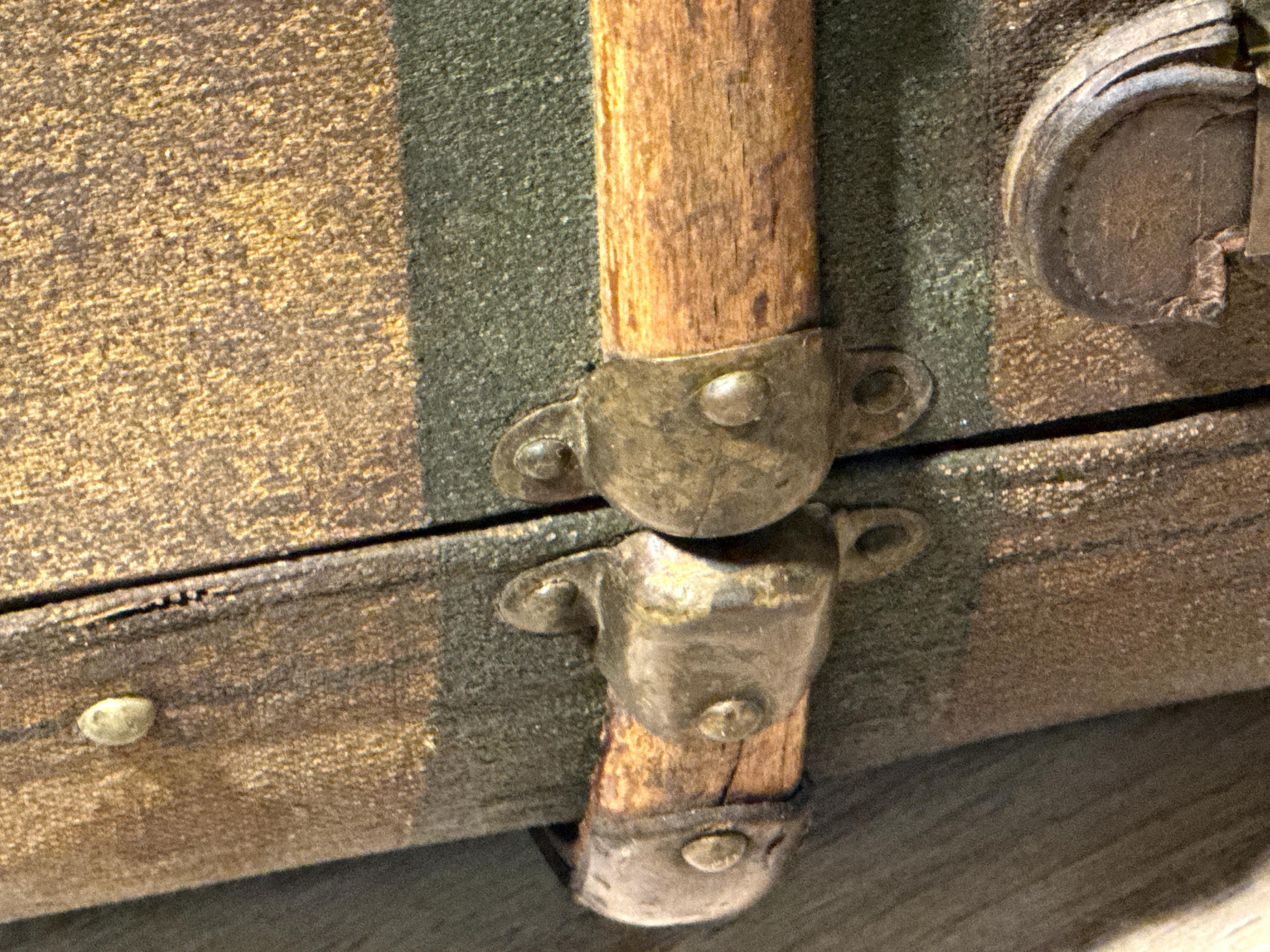 Maleta de Viaje Antigua Casa Piter Madrid | Baúl Original c.1900 | Steamer Trunk Español | Mesa de Centro Vintage | Antigüedad