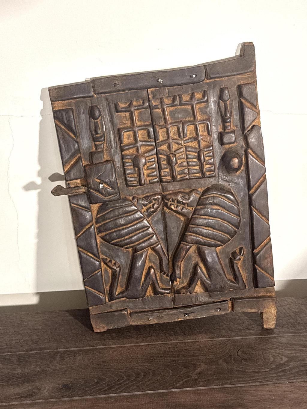 Puerta Dogón de Mali | Arte Africano en Madera Tallada | Escultura Tribal de Pared | Dogon Wall Art | Decoración Étnica Africana