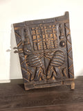 Puerta Dogón de Mali | Arte Africano en Madera Tallada | Escultura Tribal de Pared | Dogon Wall Art | Decoración Étnica Africana