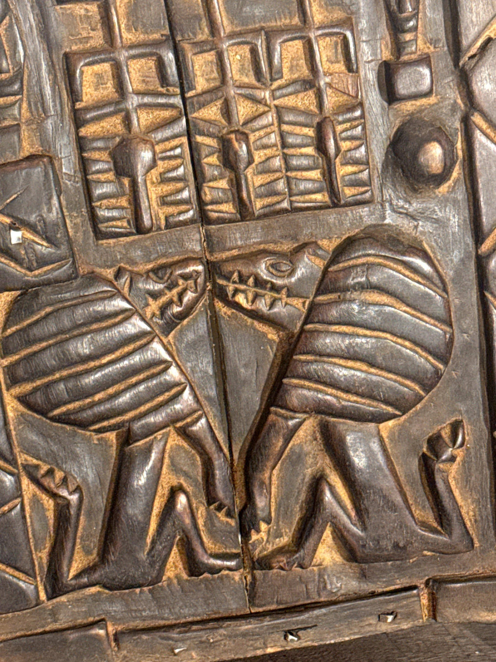 Puerta Dogón de Mali | Arte Africano en Madera Tallada | Escultura Tribal de Pared | Dogon Wall Art | Decoración Étnica Africana