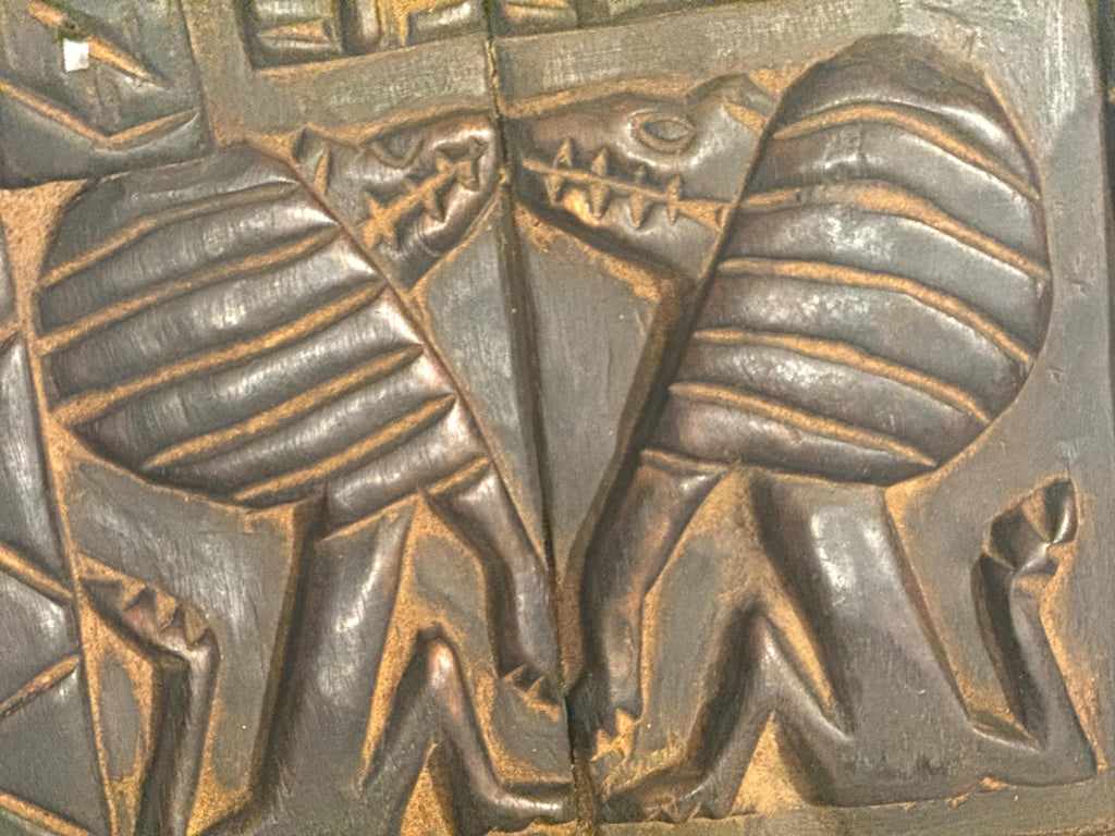 Puerta Dogón de Mali | Arte Africano en Madera Tallada | Escultura Tribal de Pared | Dogon Wall Art | Decoración Étnica Africana