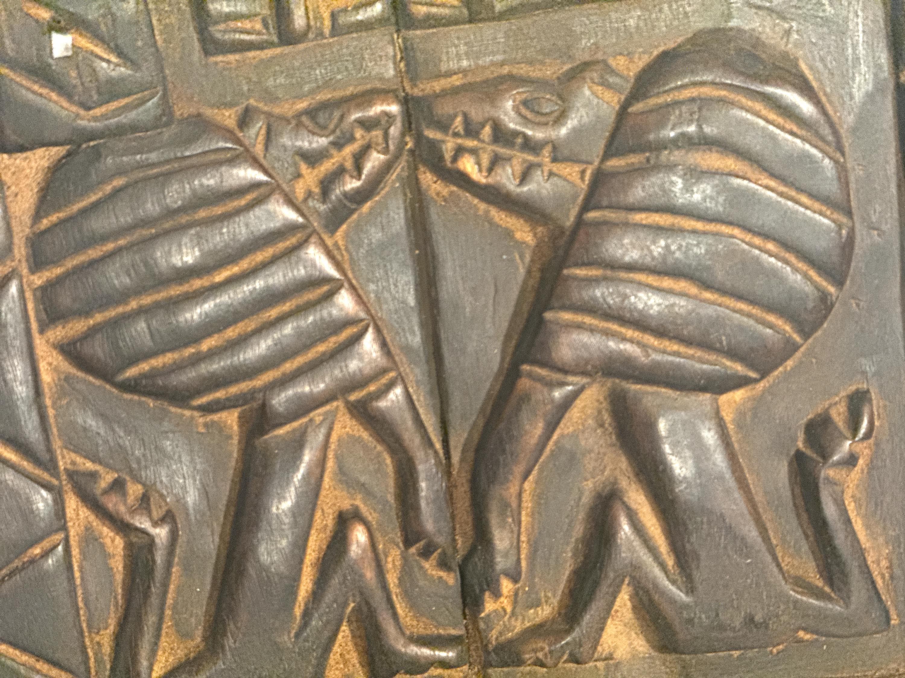 Puerta Dogón de Mali | Arte Africano en Madera Tallada | Escultura Tribal de Pared | Dogon Wall Art | Decoración Étnica Africana