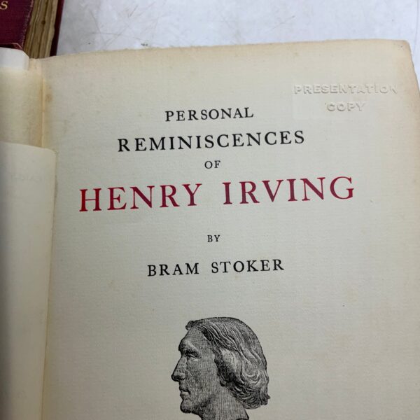 Bram Stoker - Personal Reminiscences of Henry Irving (Edición de 1906) - Imagen 5