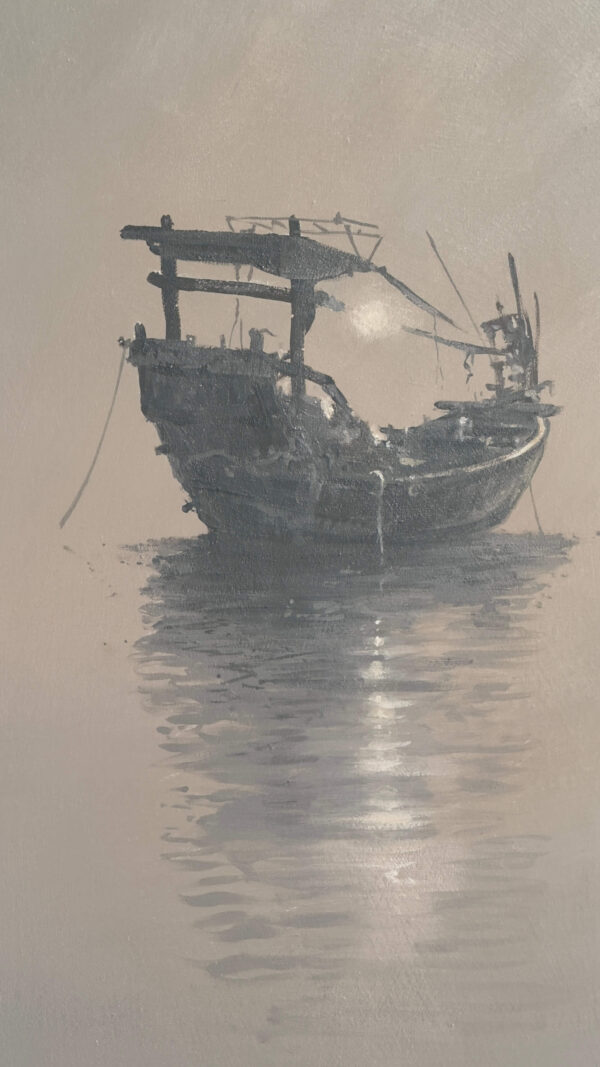 Boat XX – Pintura original de Juan José Vicente - Imagen 3